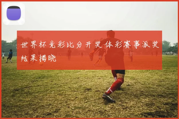 世界杯竞彩比分开奖 体彩赛事派奖结果揭晓
